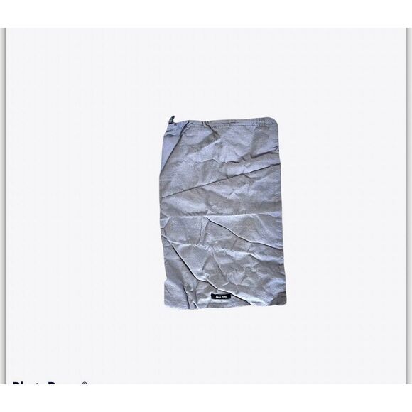 Miu miu small grey drawstring dust bag - Picture 1 of 6